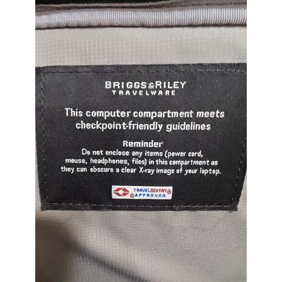 Briggs and Riley Executive Clamshell Brief Case Laptop Messenger Bag KB203C-4 - Picture 10 of 16